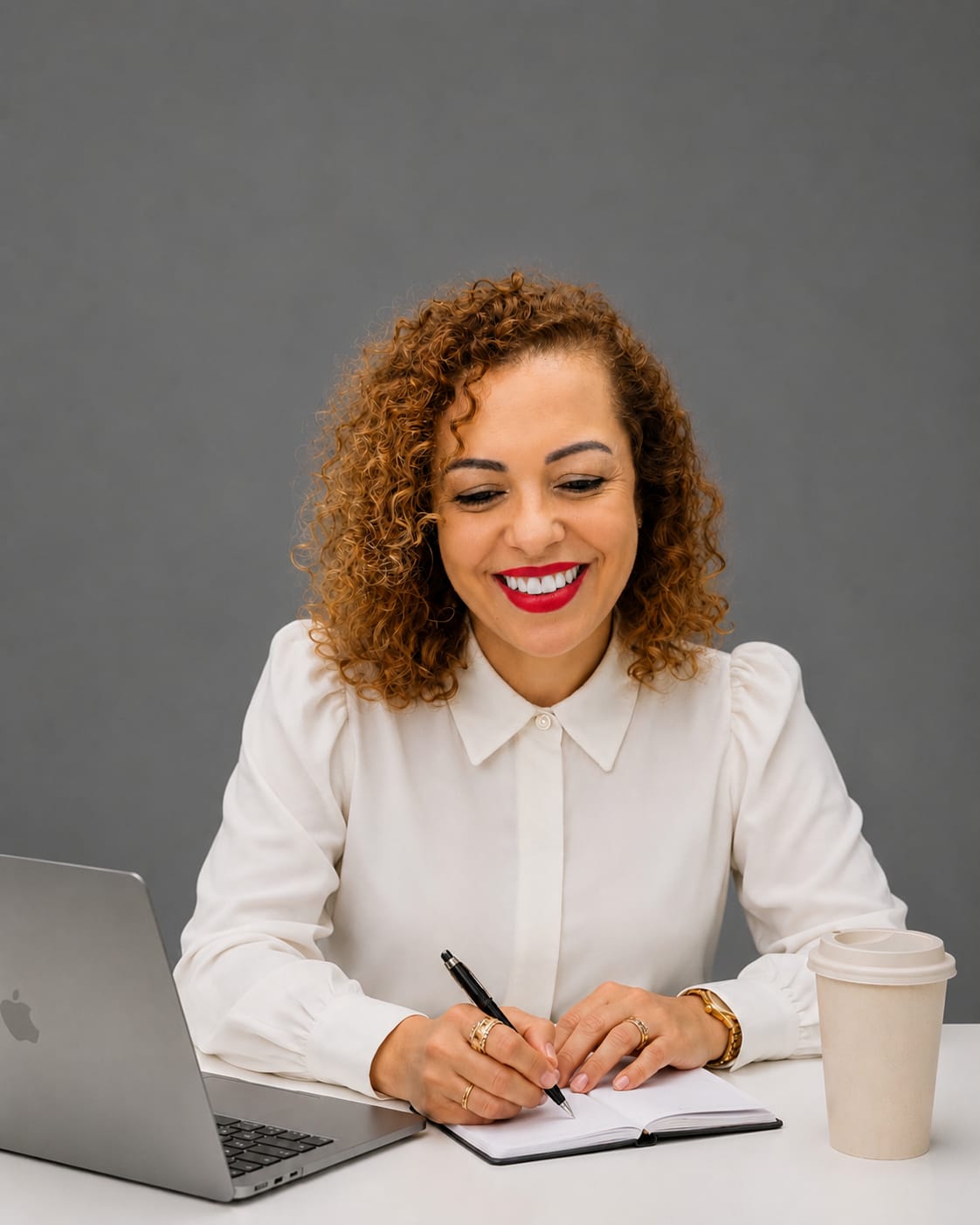 Sandra Oliveira em atendimento